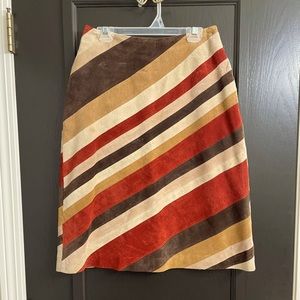 Gorgeous suede leather skirt